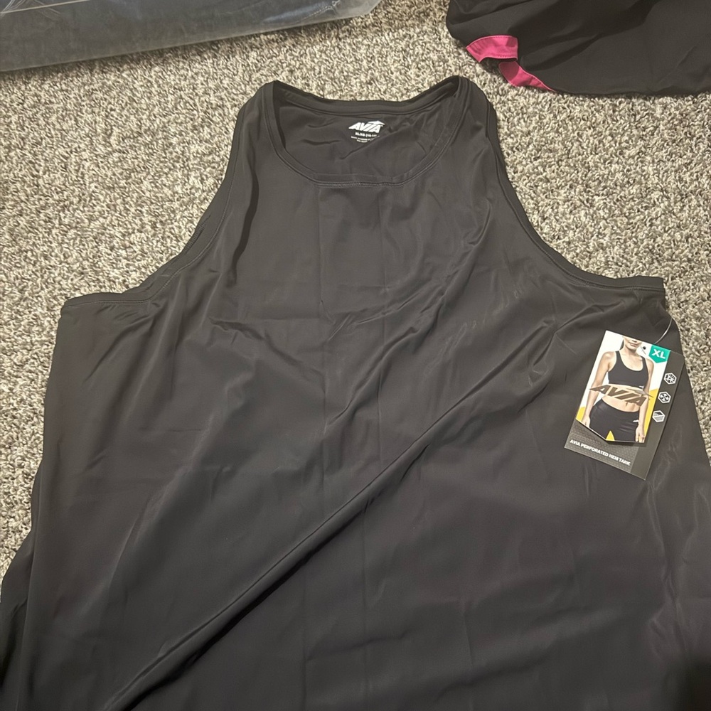 Avia Black Tank Top